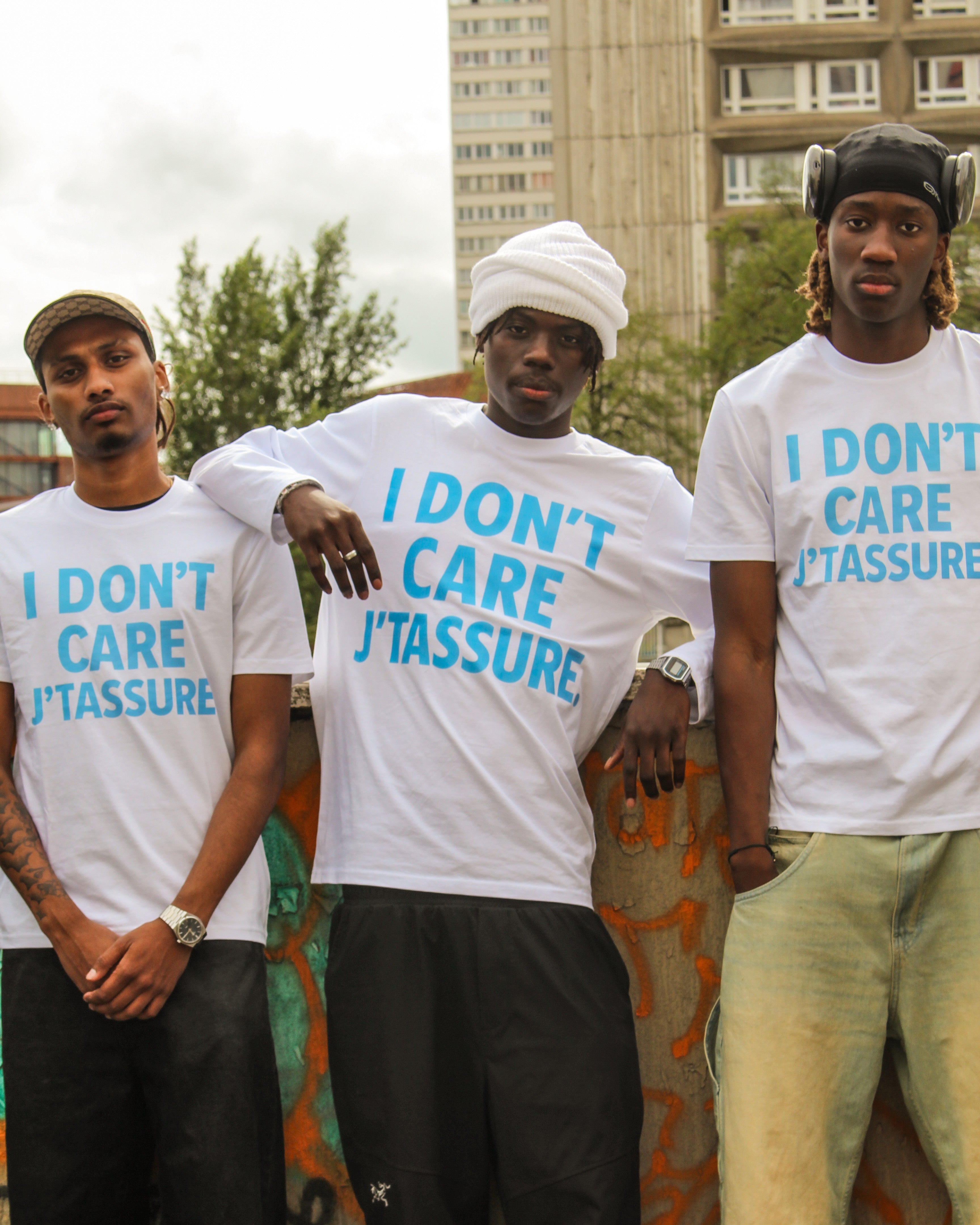 WHITE LONG SLEEVE | I'DON'T CARE J'TASSURE